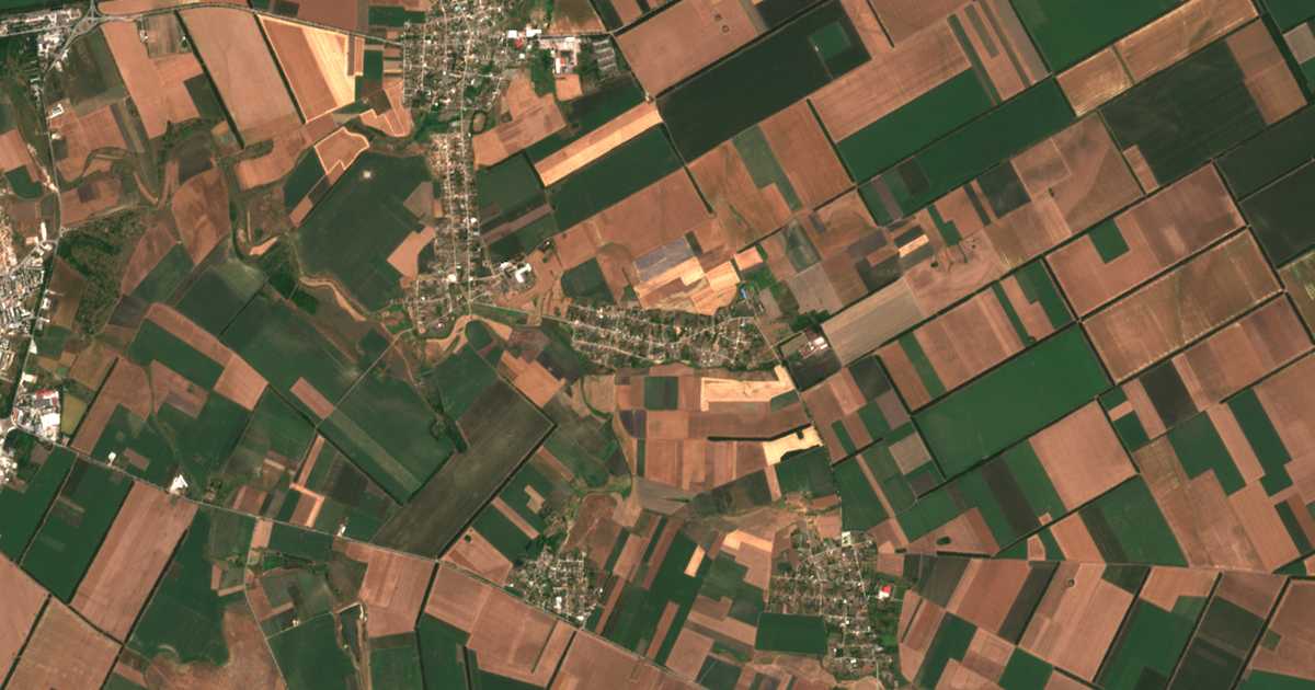 Carte satellite de Kotlentsi