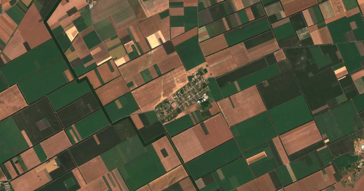 Carte satellite de Metodievo