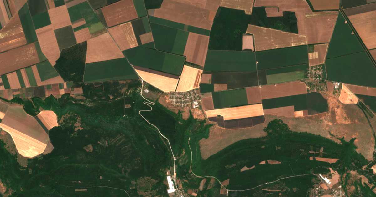 Carte satellite de Odartsi