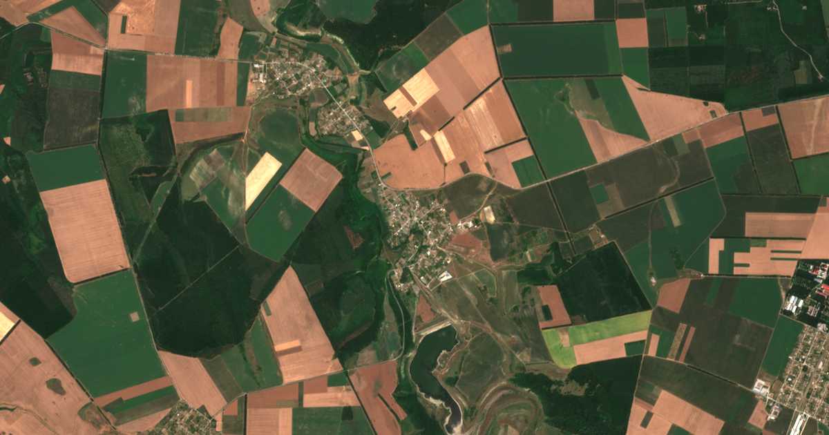 Carte satellite de Odrinci