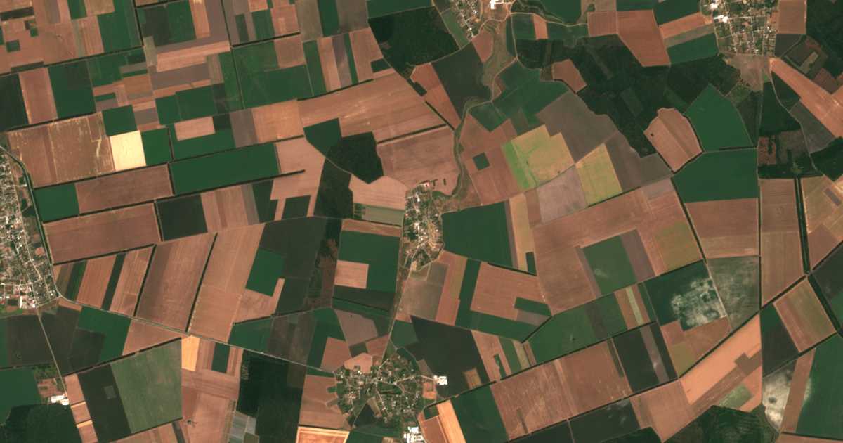 Carte satellite de Pchelino