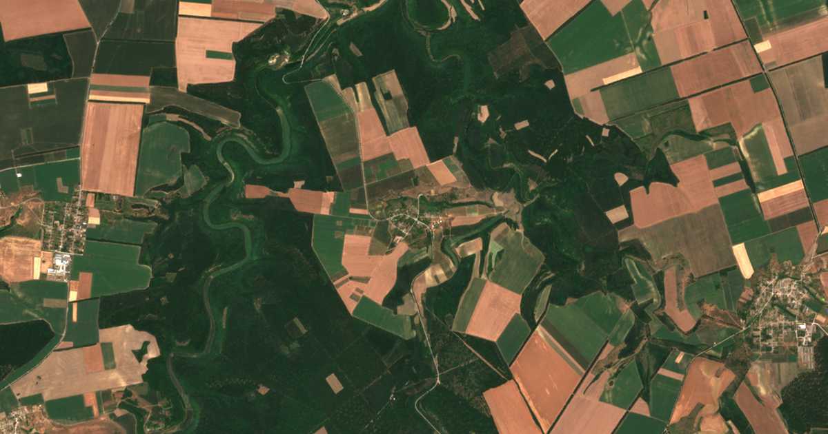 Carte satellite de Pchelnik