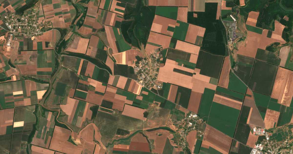 Carte satellite de Podslon