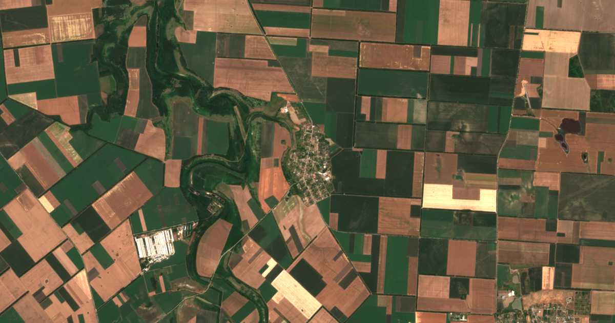 Carte satellite de Rosenovo
