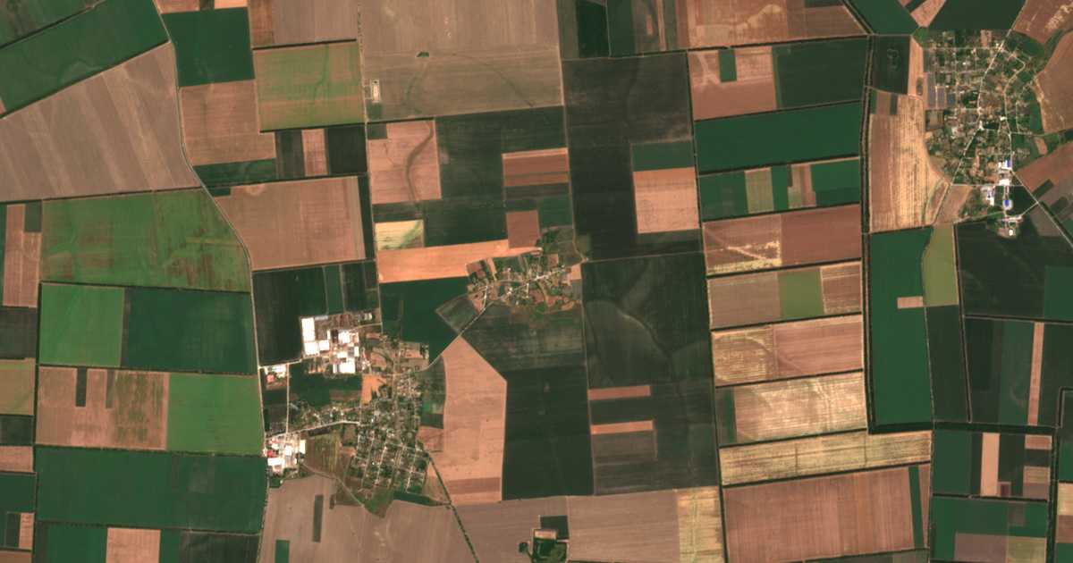 Carte satellite de Sliventsi