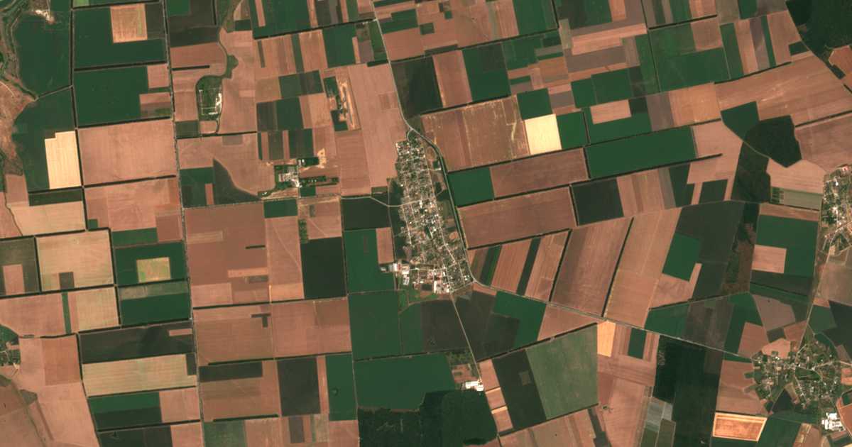 Carte satellite de Stefanovo