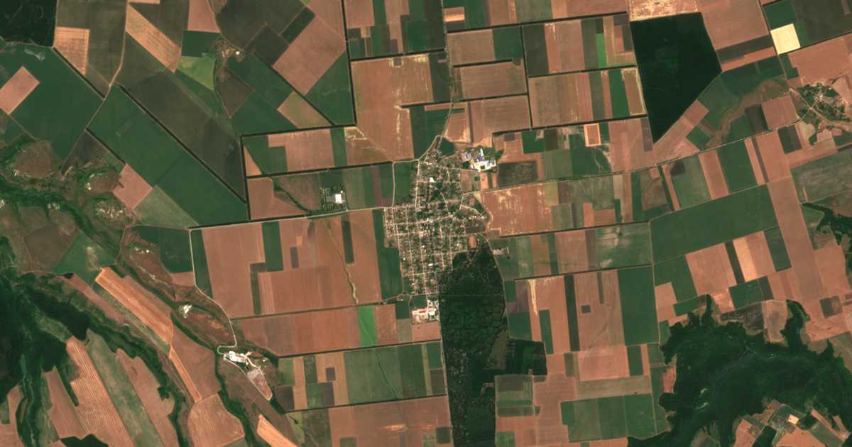 Carte satellite de Stožer