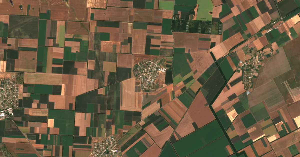 Carte satellite de Carevec