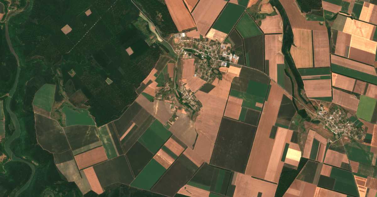 Carte satellite de Tjanevo