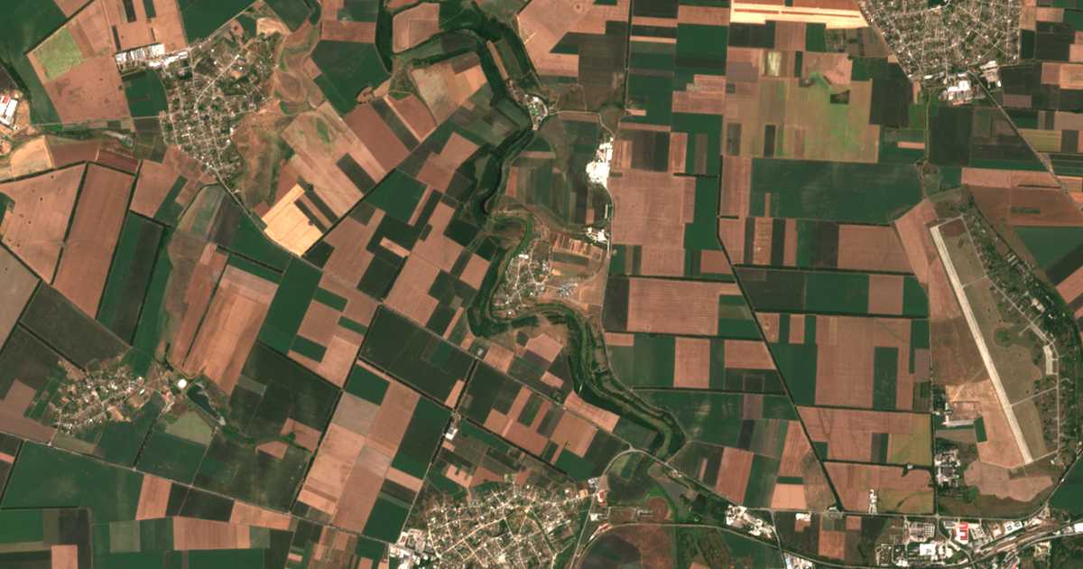 Carte satellite de Vrachantsi