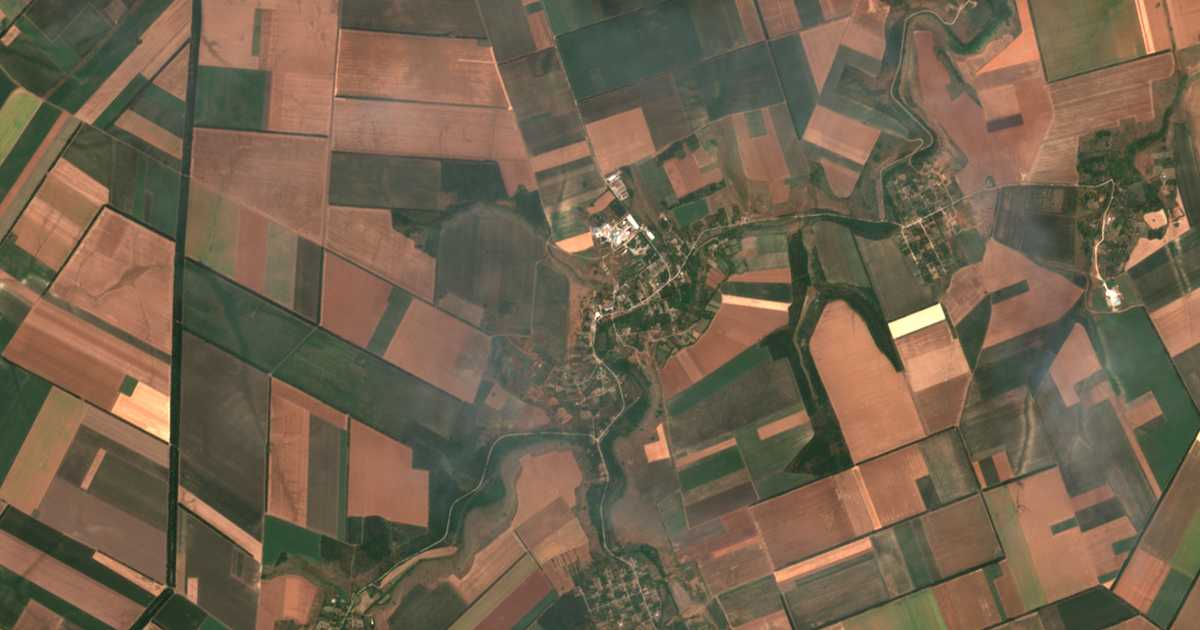 Carte satellite de Krasen