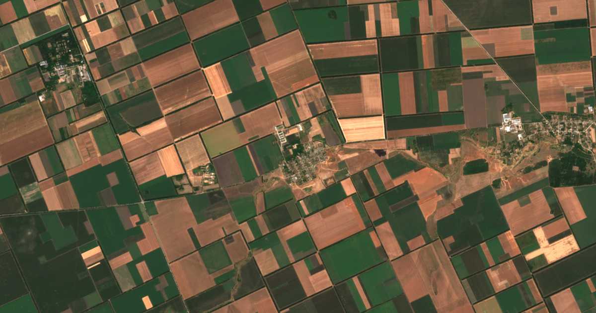 Carte satellite de Malina
