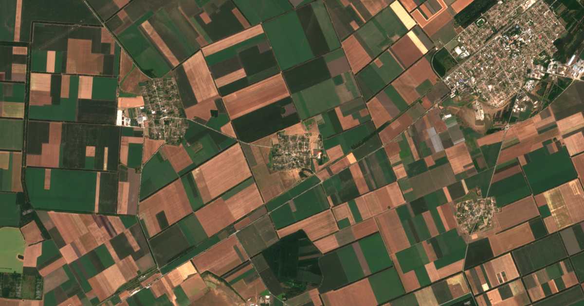 Carte satellite de Ravnets