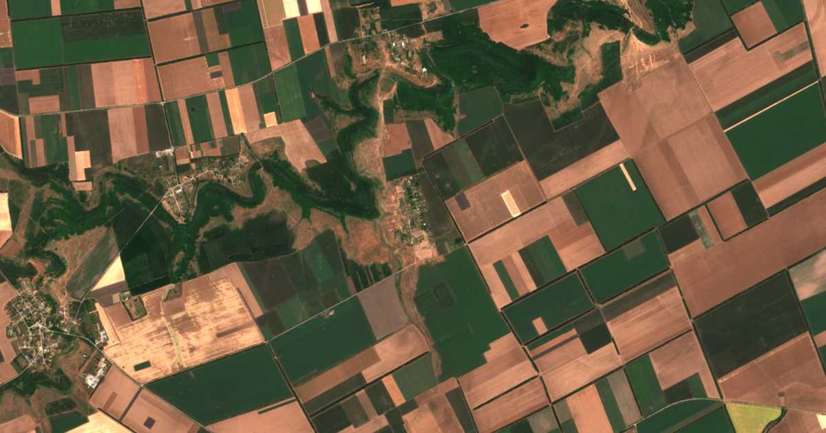 Carte satellite de Sredina