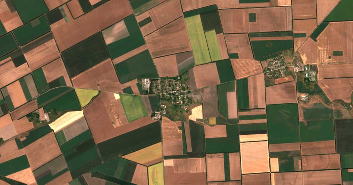 Carte satellite de Belgun
