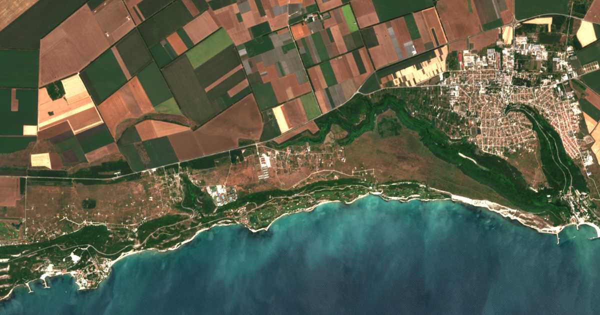 Carte satellite de Bozhurets