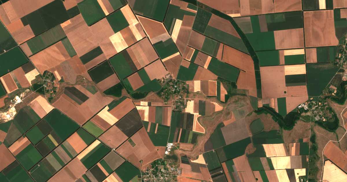 Carte satellite de Chelopechene