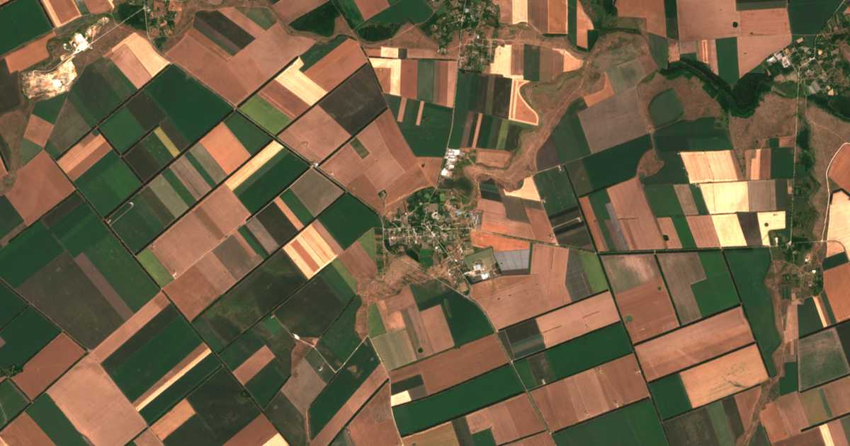Carte satellite de Vranino