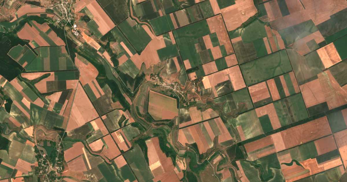 Carte satellite de Abrit