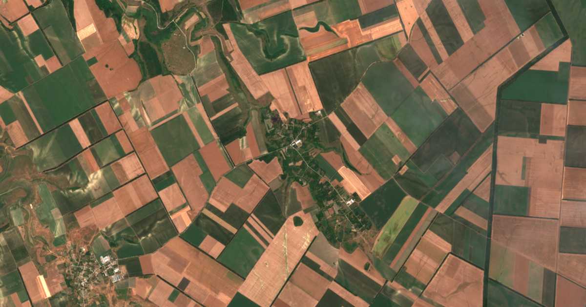Carte satellite de Dobrin