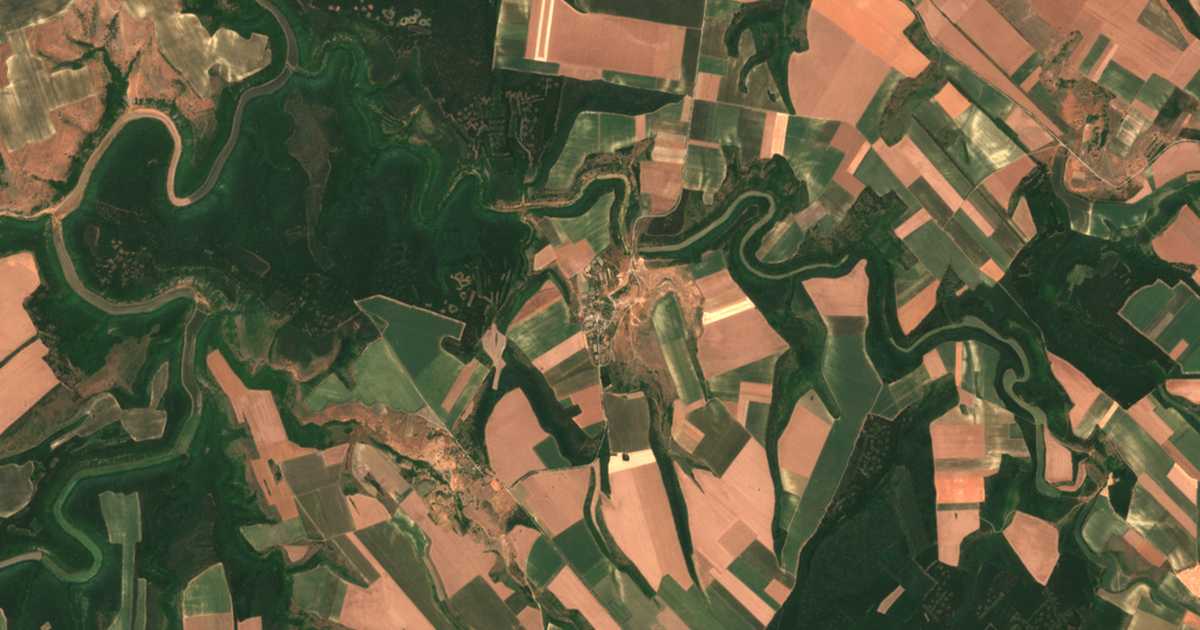 Carte satellite de Gaber