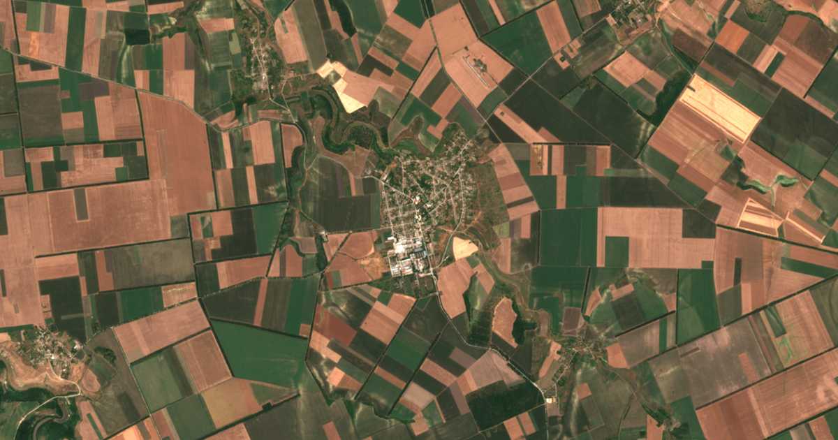 Carte satellite de Krushari