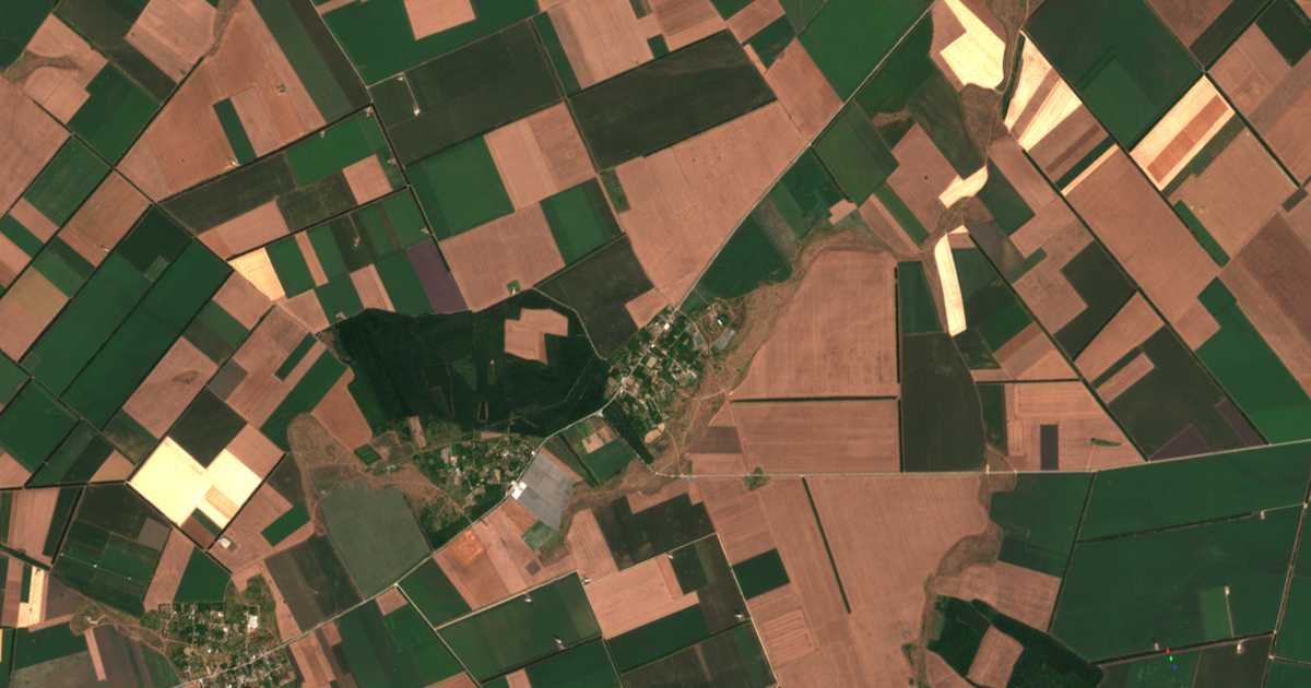 Carte satellite de Gorun
