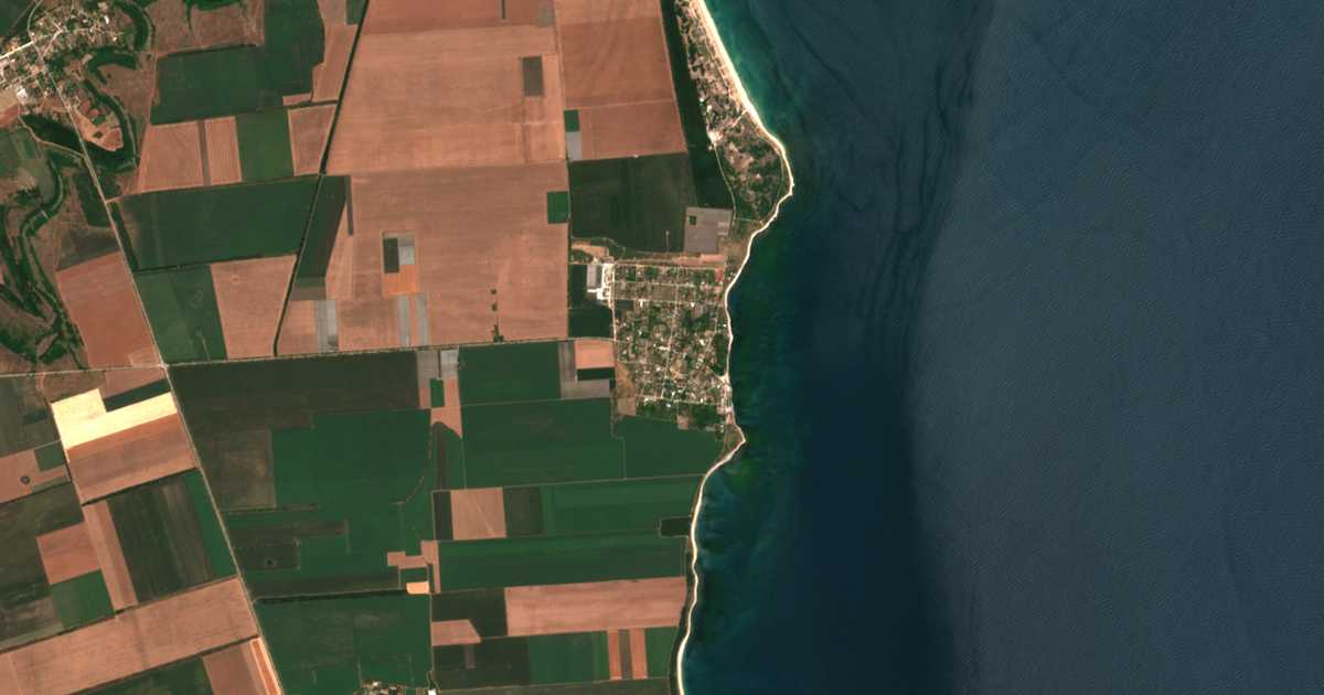 Carte satellite de Krapets