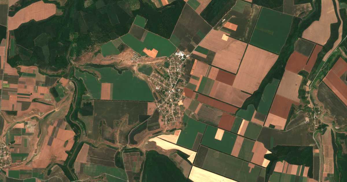 Carte satellite de Bezmer