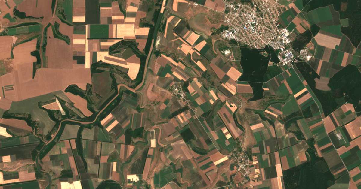 Carte satellite de Bonevo