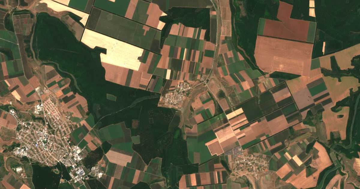 Carte satellite de Bozhan