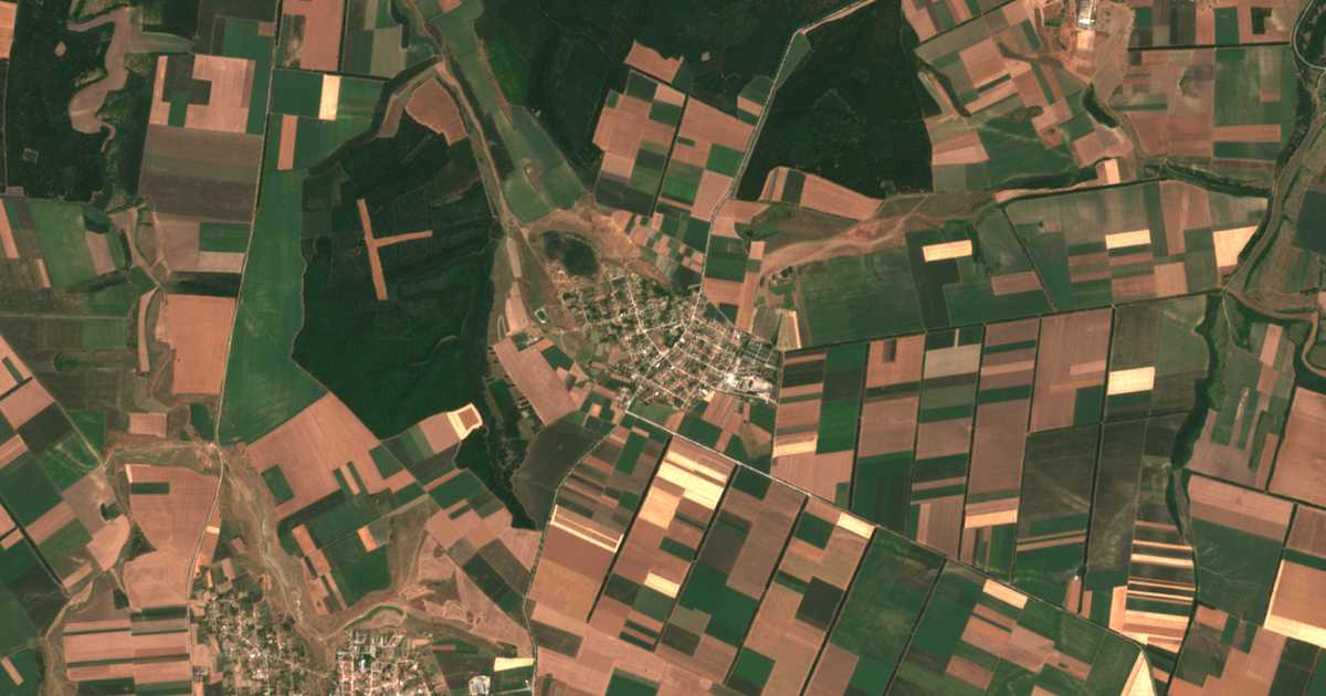 Carte satellite de Zheglartsi
