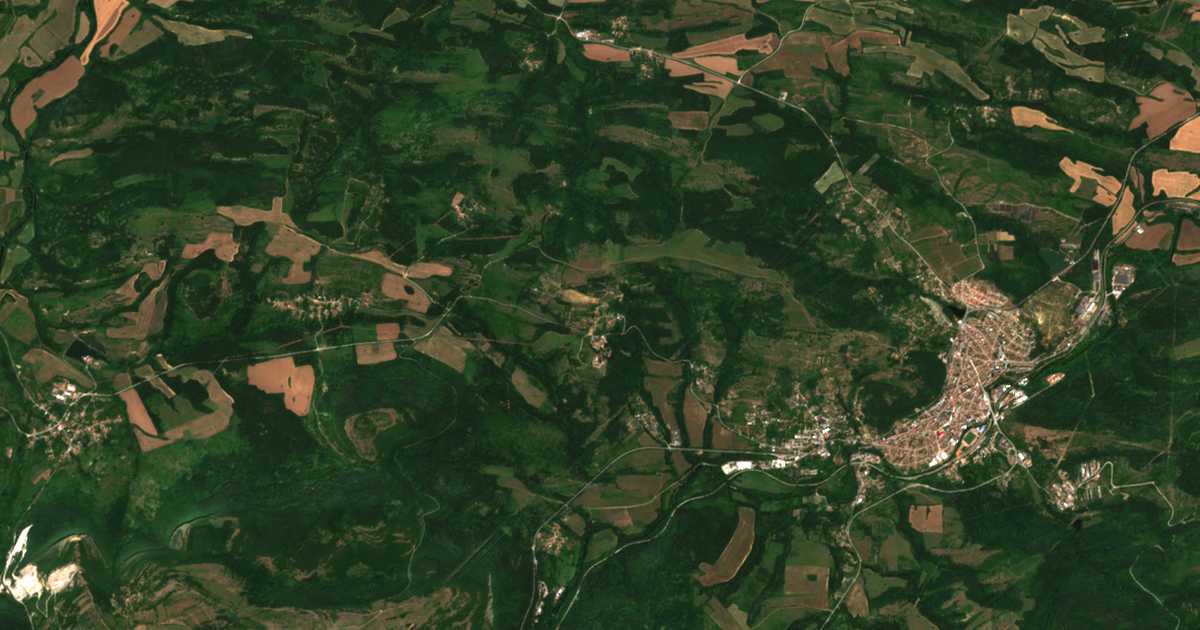 Carte satellite de Gesha