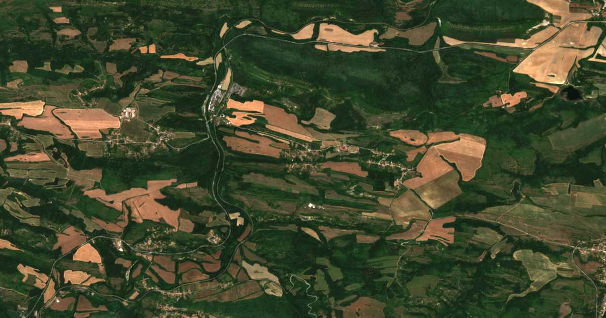 Carte satellite de Kosarka