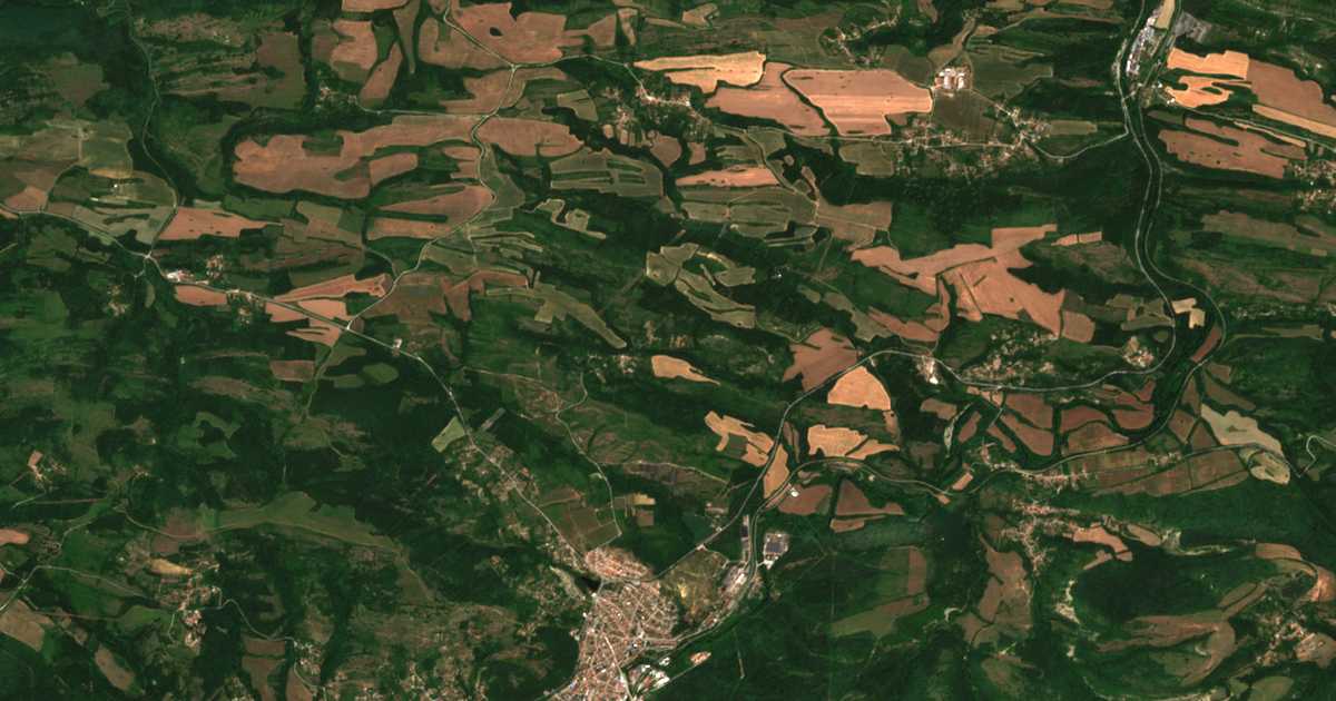 Carte satellite de Krncha