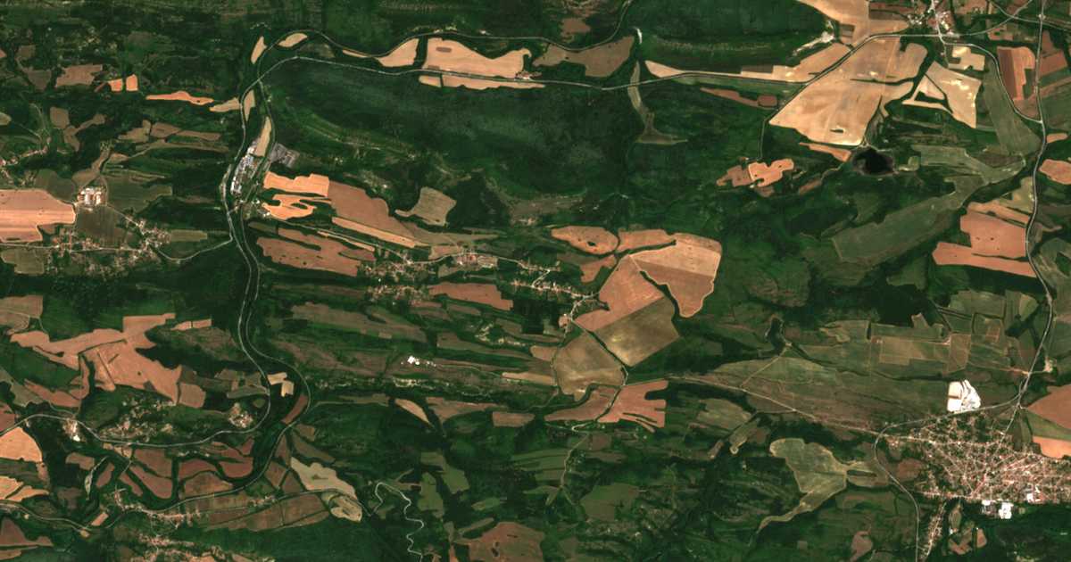 Carte satellite de Manoya