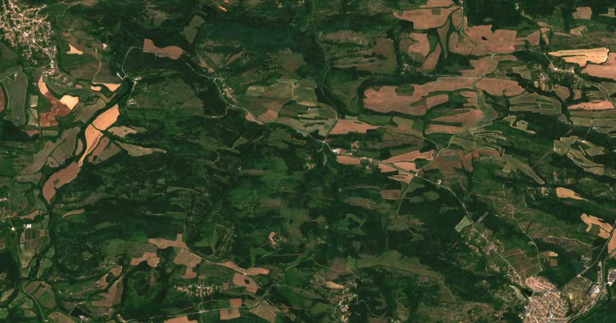 Carte satellite de Peyna