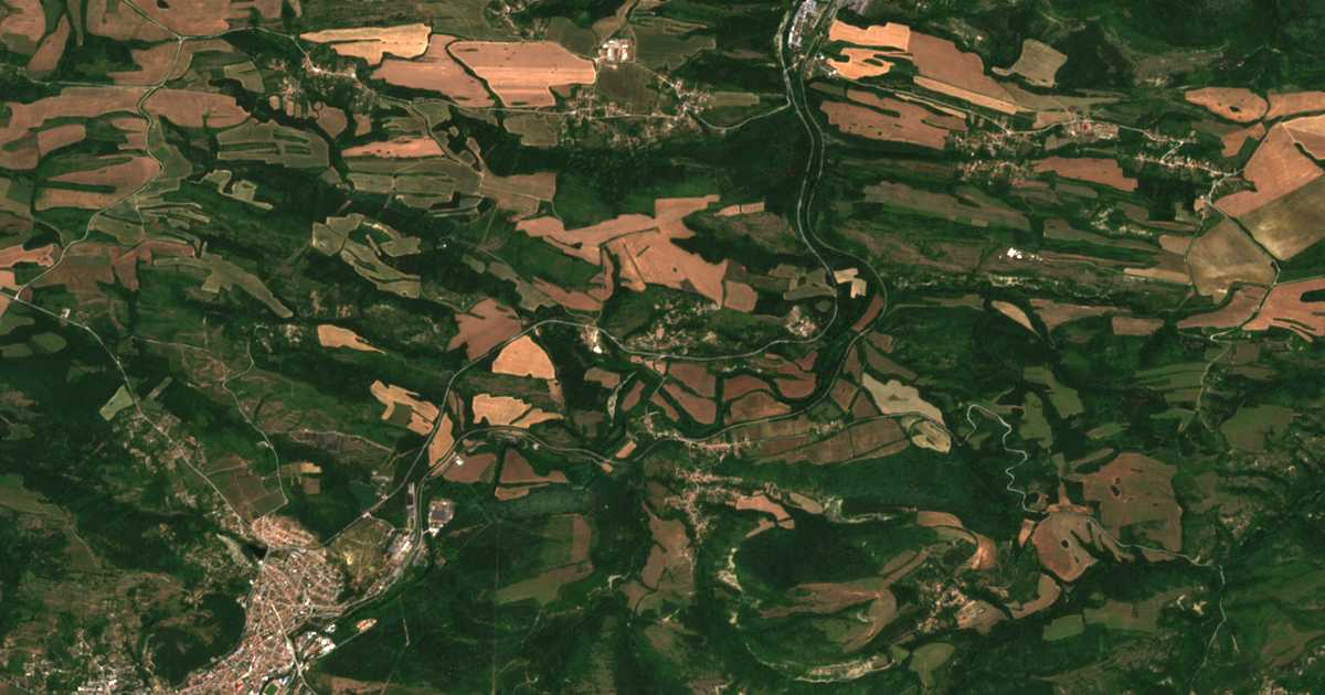 Carte satellite de Zaya