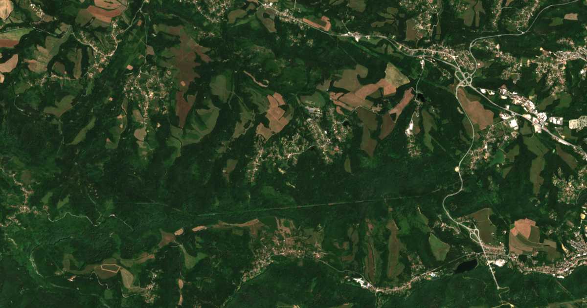 Carte satellite de Garvan