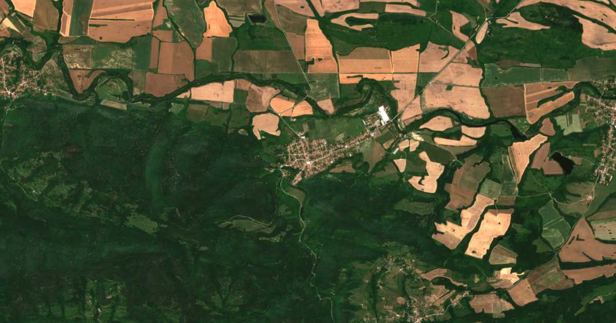 Carte satellite de Gradnica