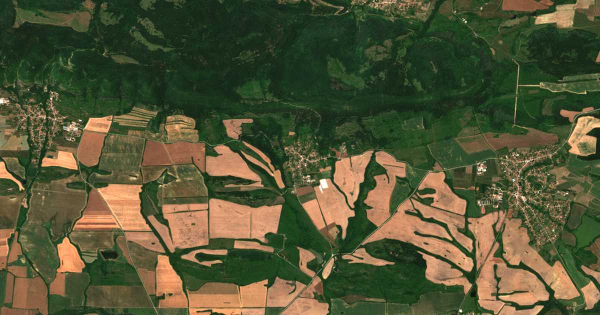 Carte satellite de Hirevo