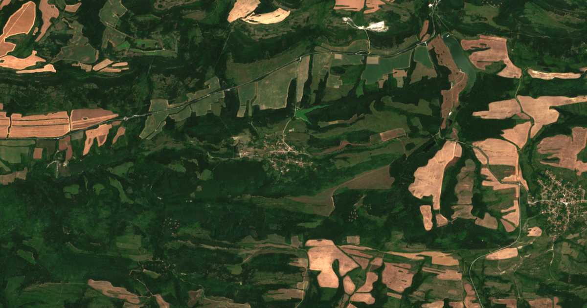 Carte satellite de Idilevo