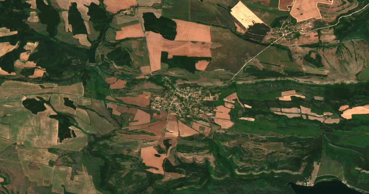 Carte satellite de Kramolin
