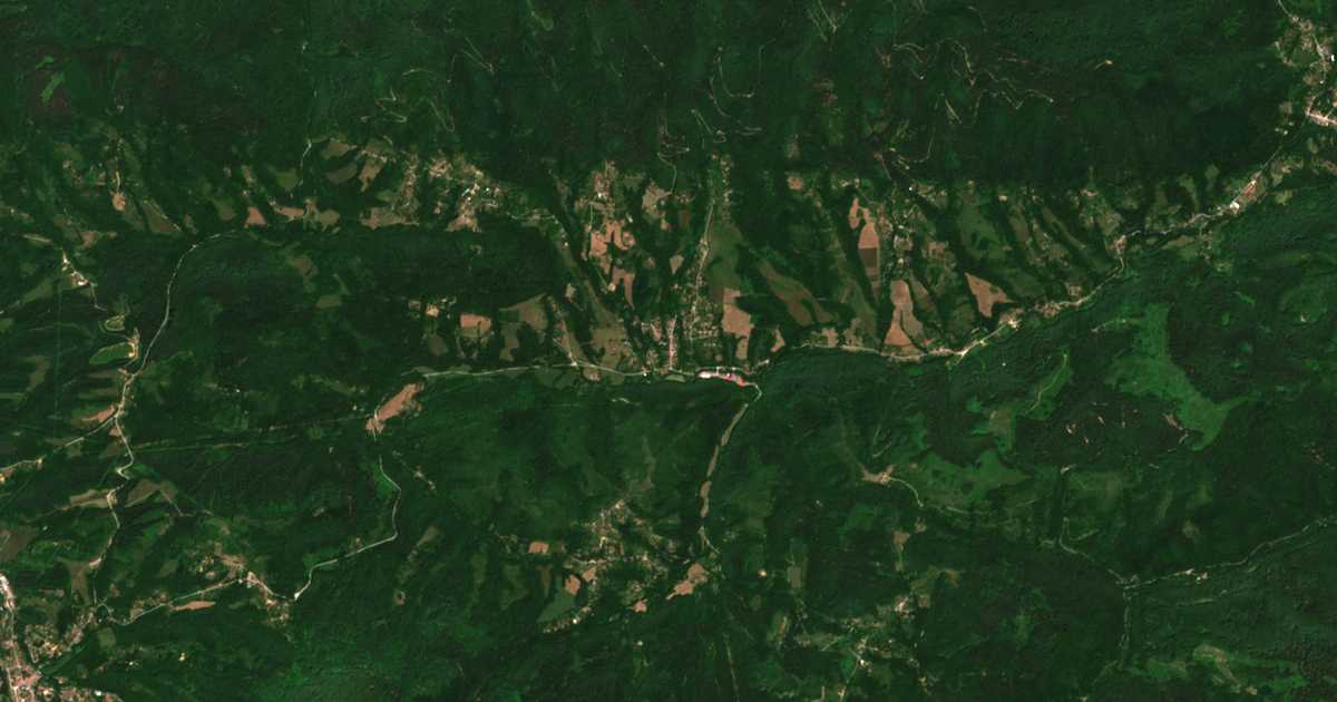 Carte satellite de Kravenik