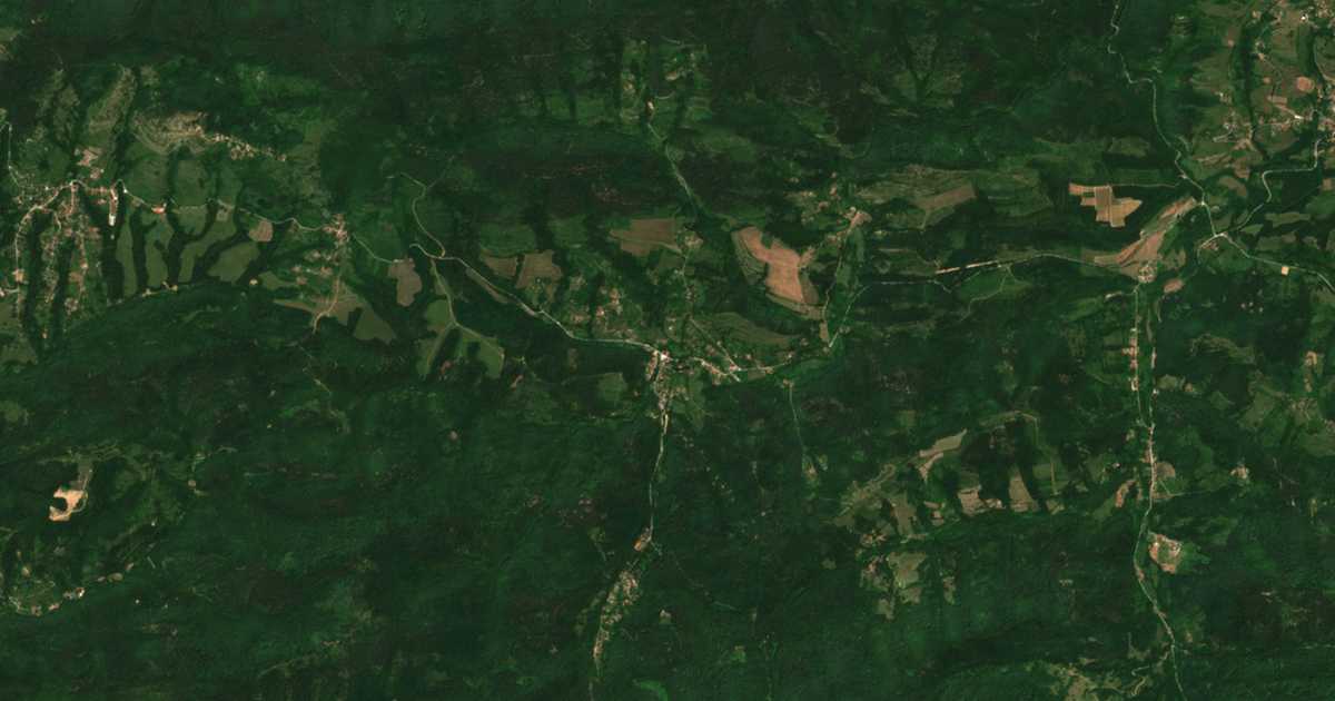 Carte satellite de Mlechevo