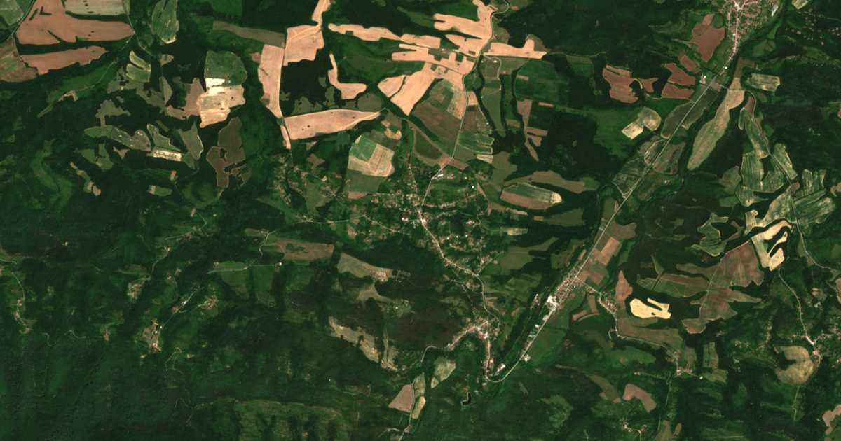Carte satellite de Shumata
