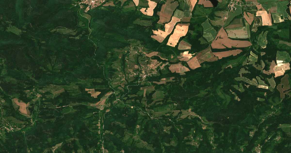 Carte satellite de Stolat