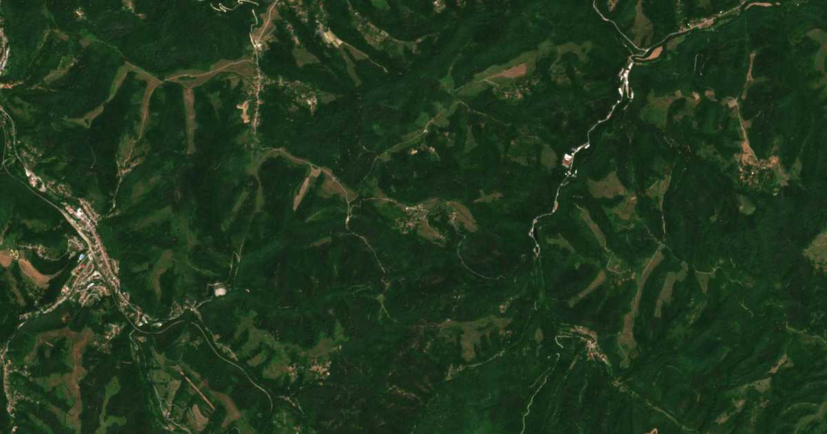 Carte satellite de Bahretsi