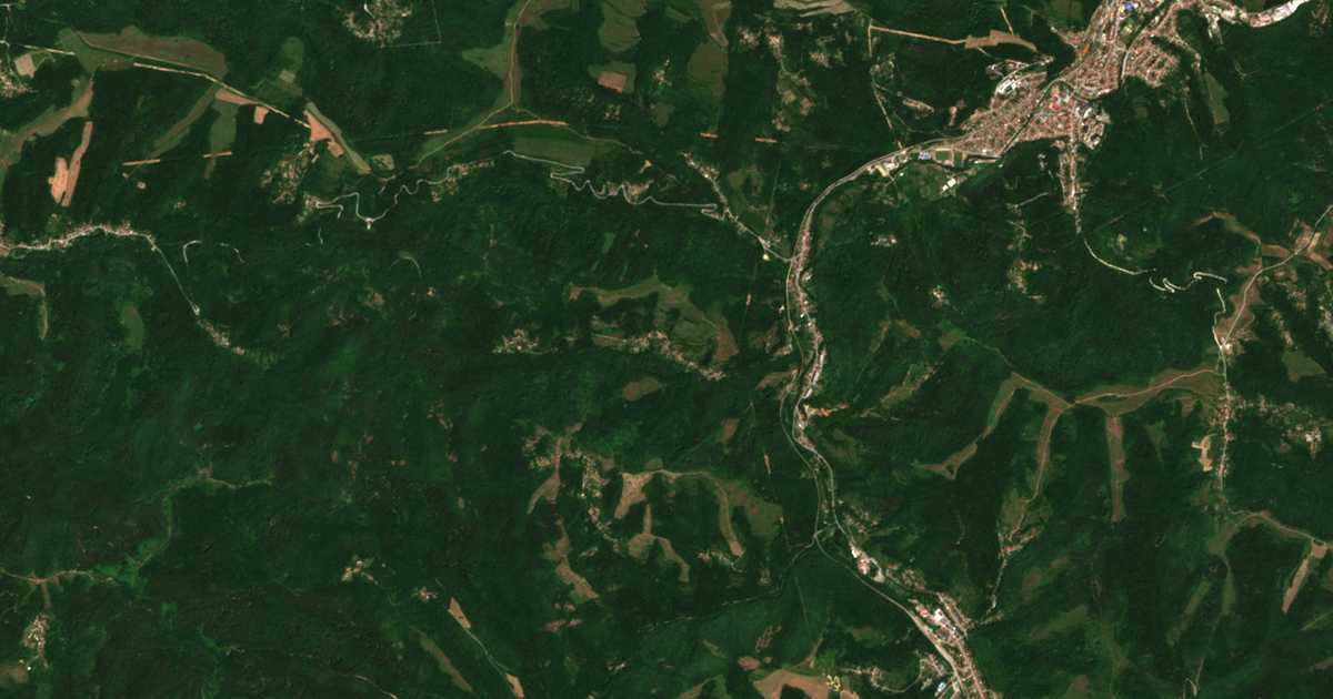 Carte satellite de Bangeytsi