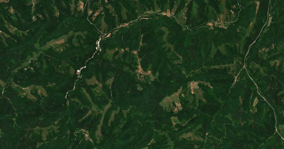 Carte satellite de Glutnitsite